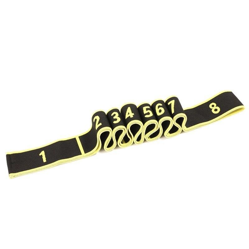 Qz.e Resistance Band Cotton Latex 90cm Eight grid tension belt [pink] view 3