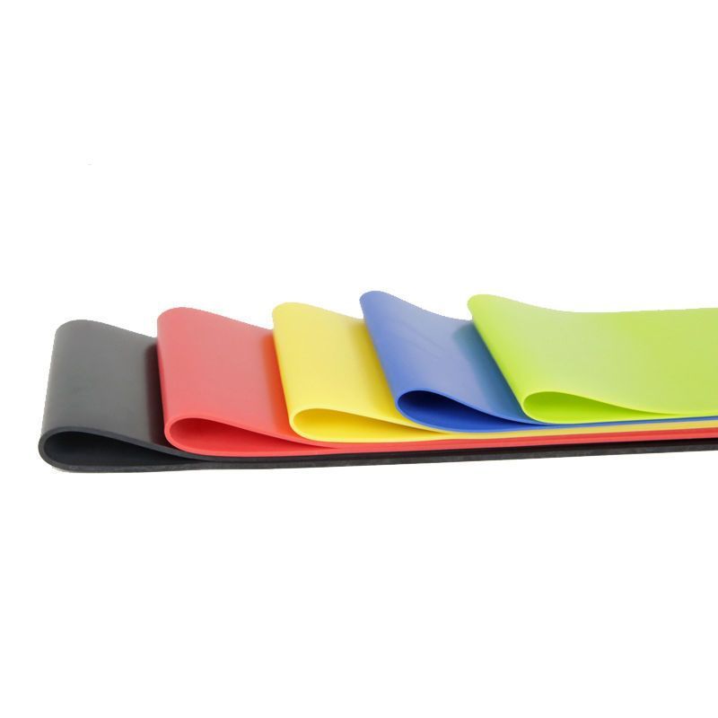 QZE TPE Yoga Resistance Loop Band 10lbs Colorful five-piece set [unlabeled] view 5