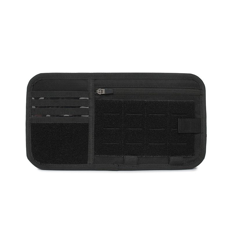 Car Sun Visor Storage Bag PVC Glasses Holder Black view 4