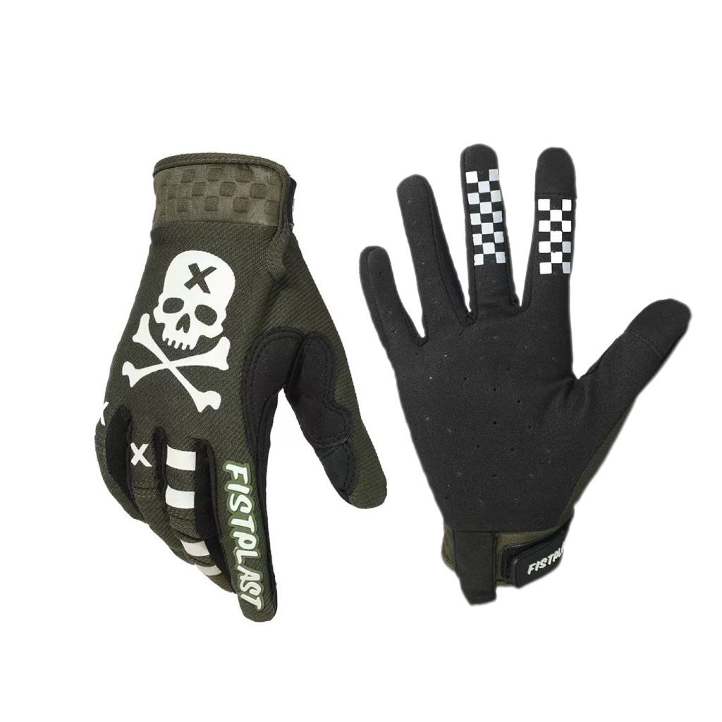 fistplast Motorcycle Gloves Full Finger Breathable. Olive