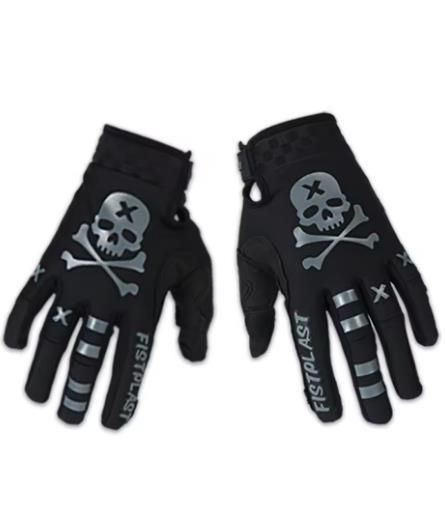 fistplast Motorcycle Gloves Full Finger Breathable. Black