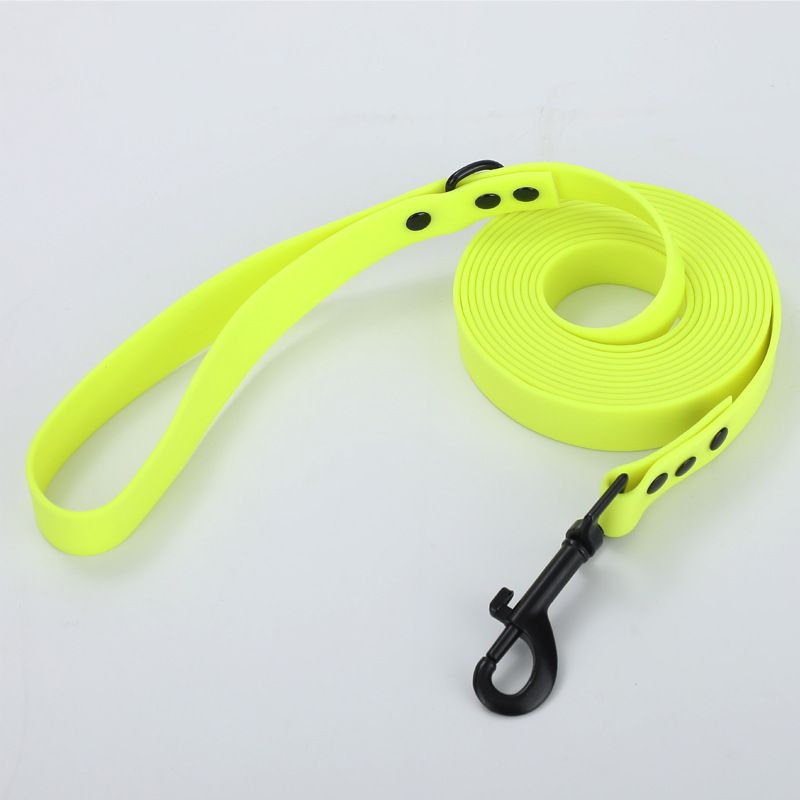 Pet Leash Roommate PVC Waterproof Dog Training Rope Fluorescent yellow 3m*2.0cm — image 1