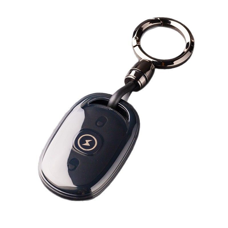 Electric Scooter Key Case TPU for Aima Luna [transparent black] single set view 4