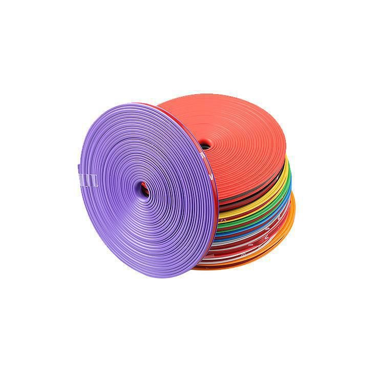 Ning zhi Rubber Car Wheel Hub Anti Scratch Strip 8m Red( 8m ) view 3