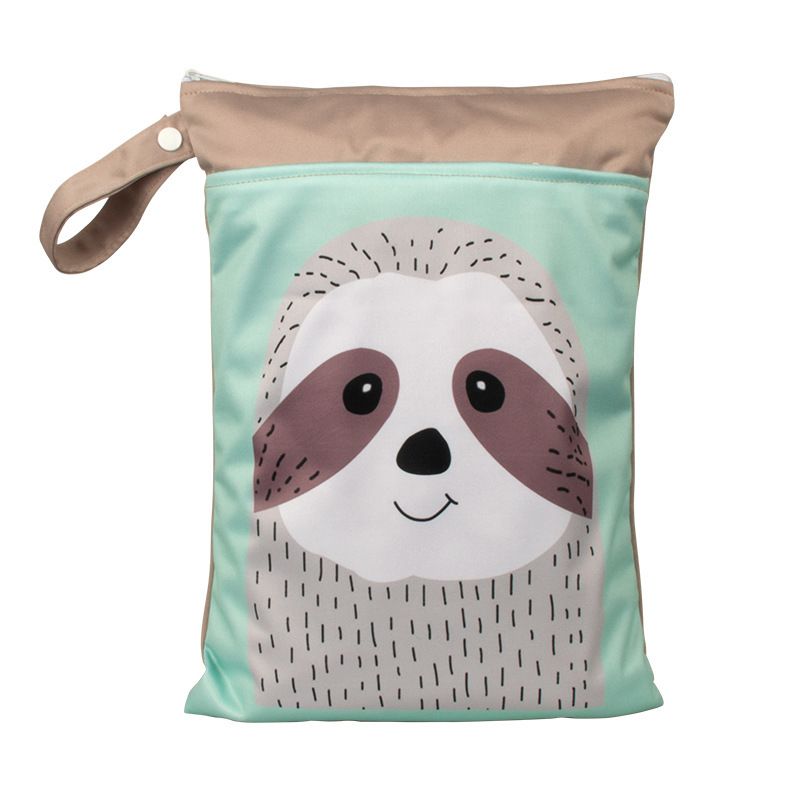 Cartoon Storage Hanging Bag Travel Dry Wet Separation Little snow owl