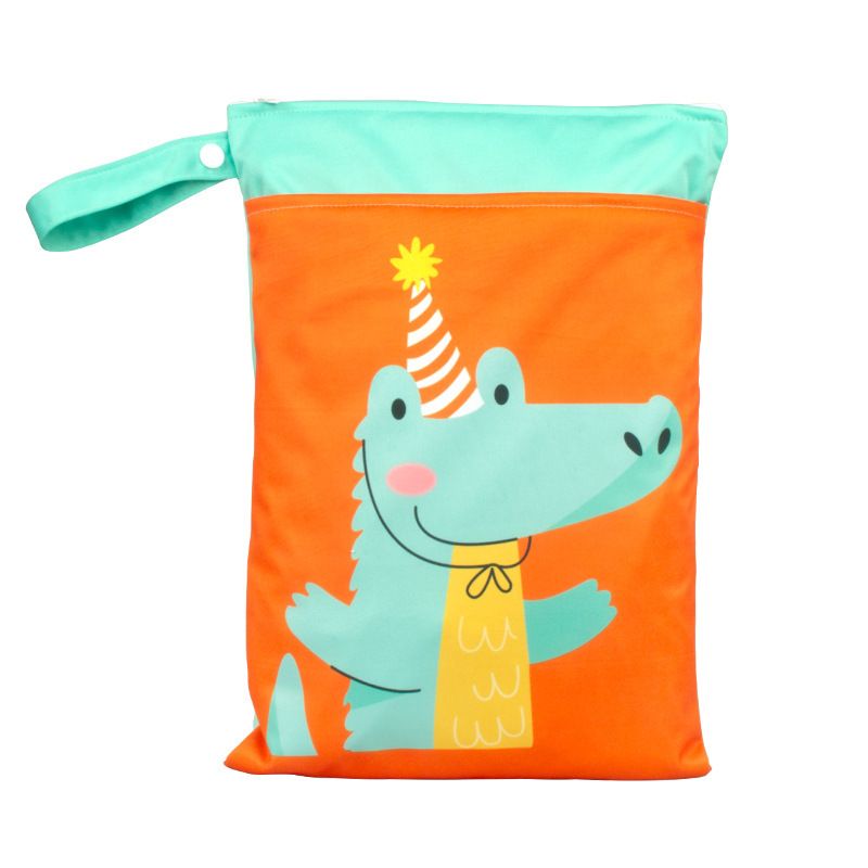 Cartoon Storage Hanging Bag Travel Dry Wet Separation Small crocodile