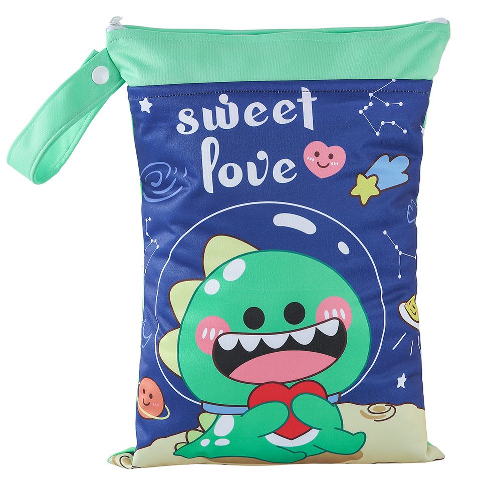 Cartoon Storage Hanging Bag Travel Dry Wet Separation DWST69 25cm*35cm (double