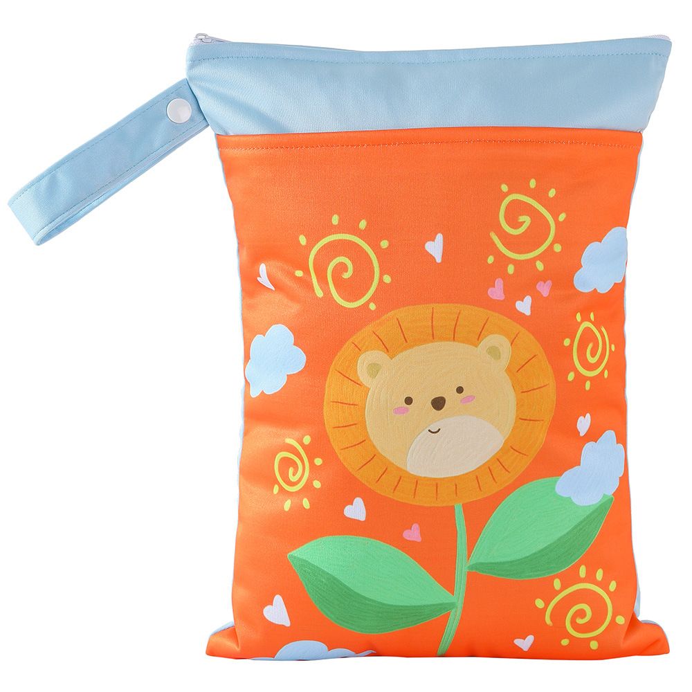 Cartoon Storage Hanging Bag Travel Dry Wet Separation DWST56 25cm*35cm (double