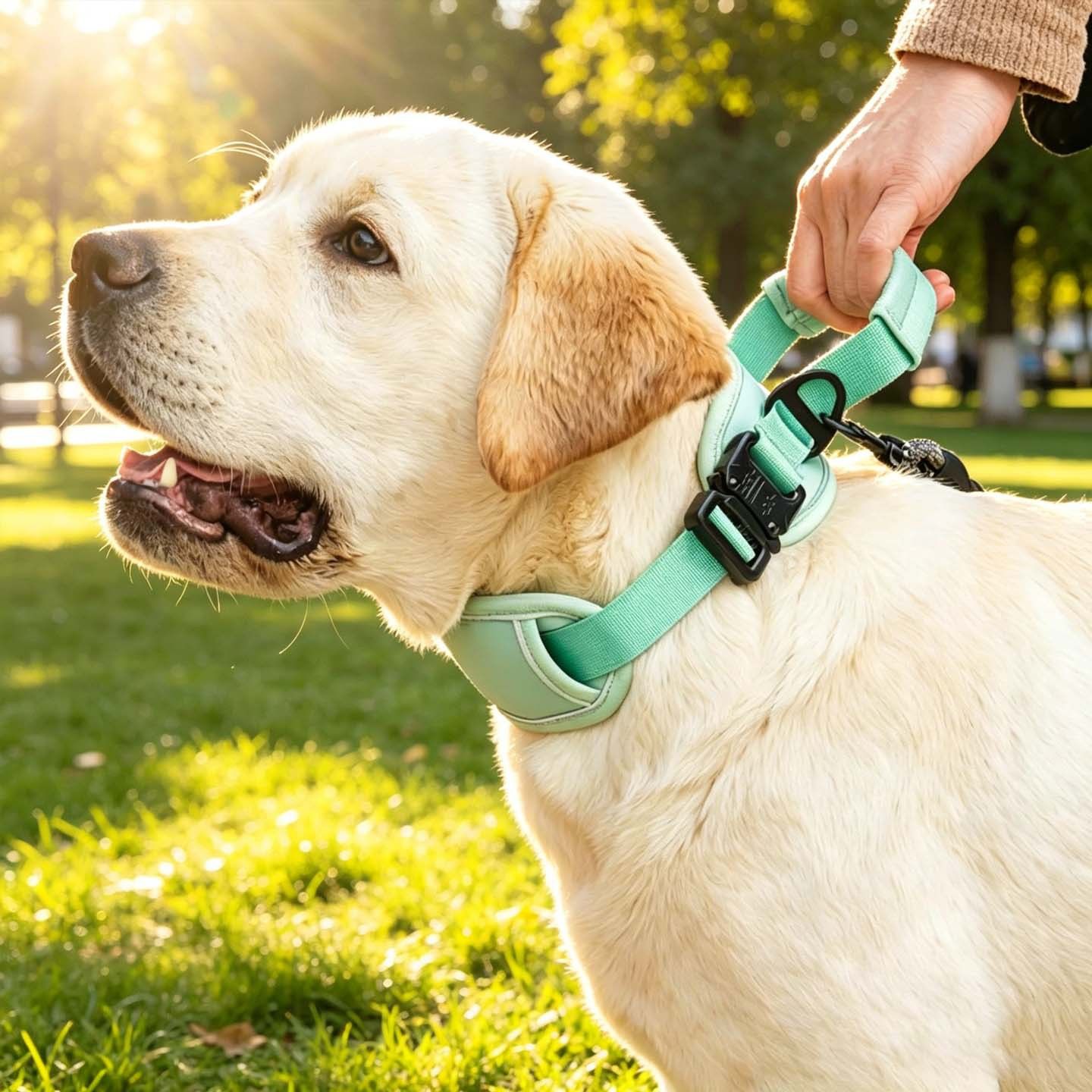 Dog Collar Adjustable Nylon Tactical No Pull view 3