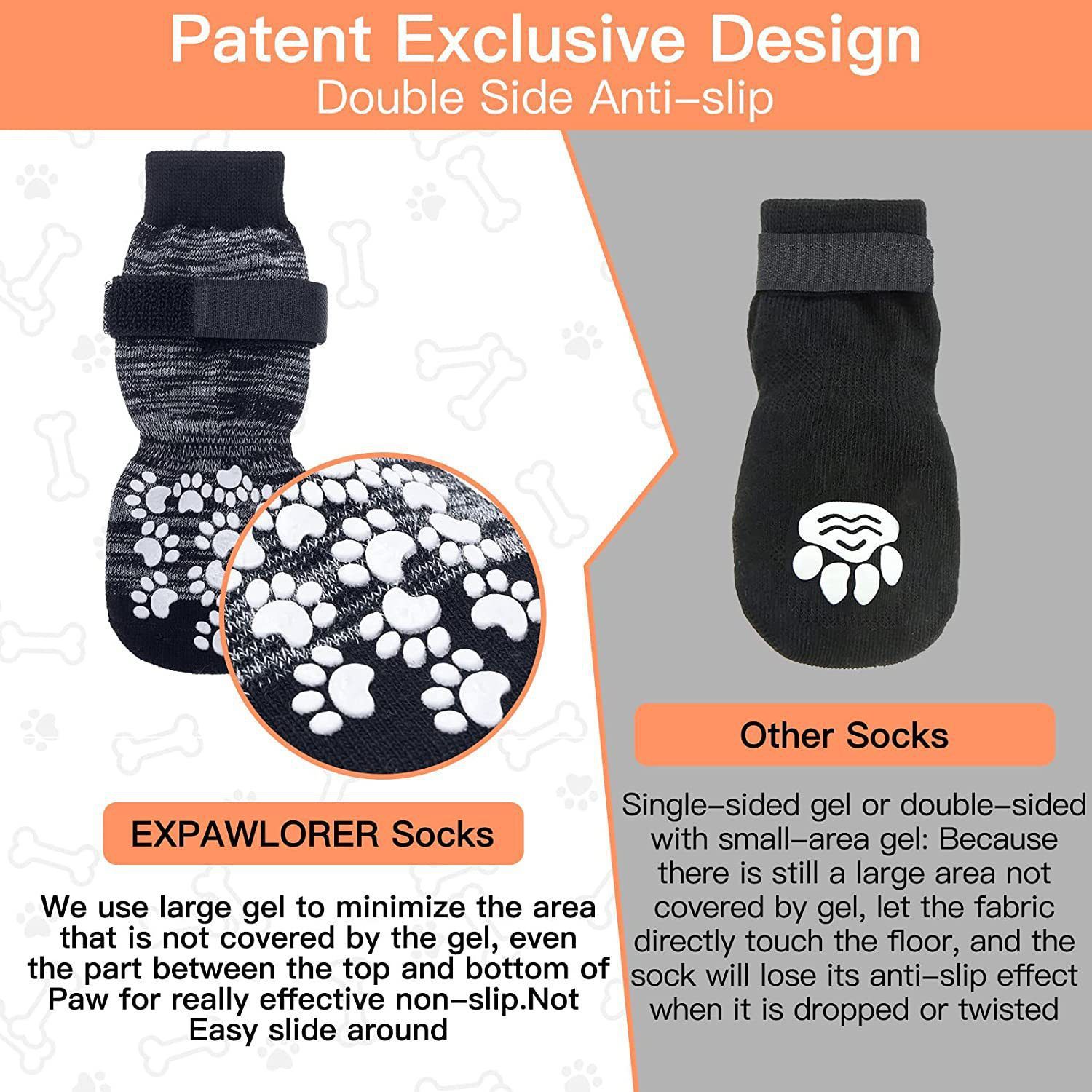 Dog Socks Anti Slip Cotton Large Size view 4