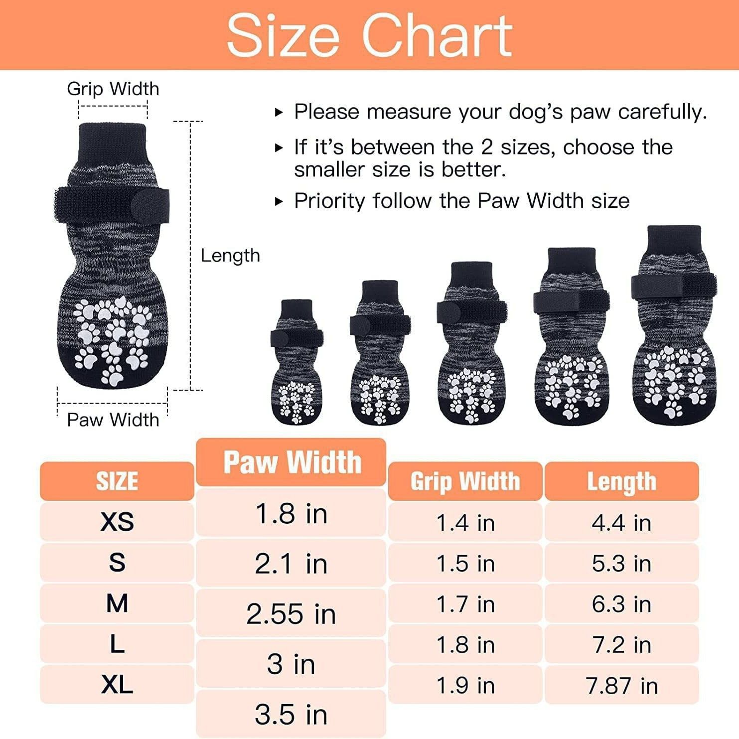 Dog Socks Anti Slip Cotton Large Size view 3