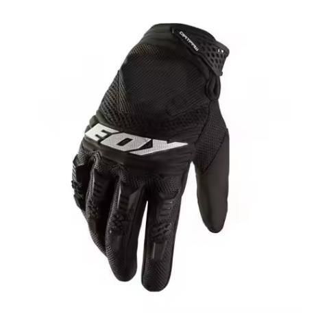 Lohas Nylon Bicycle Gloves Long Style Wear Resistant Black XL