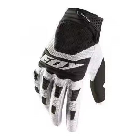 Lohas Nylon Bicycle Gloves Long Style Wear Resistant Red view 3