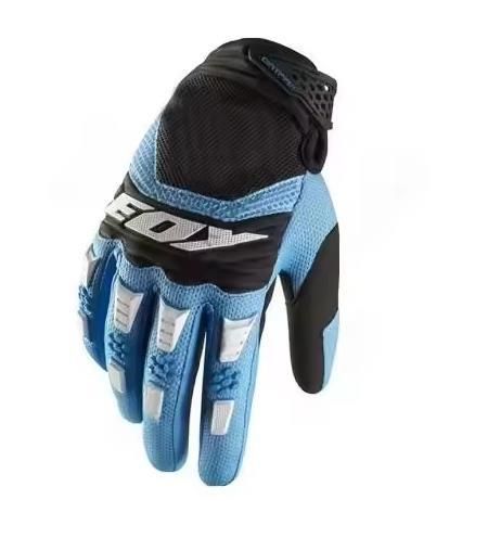 Lohas Nylon Bicycle Gloves Long Style Wear Resistant Blue XL