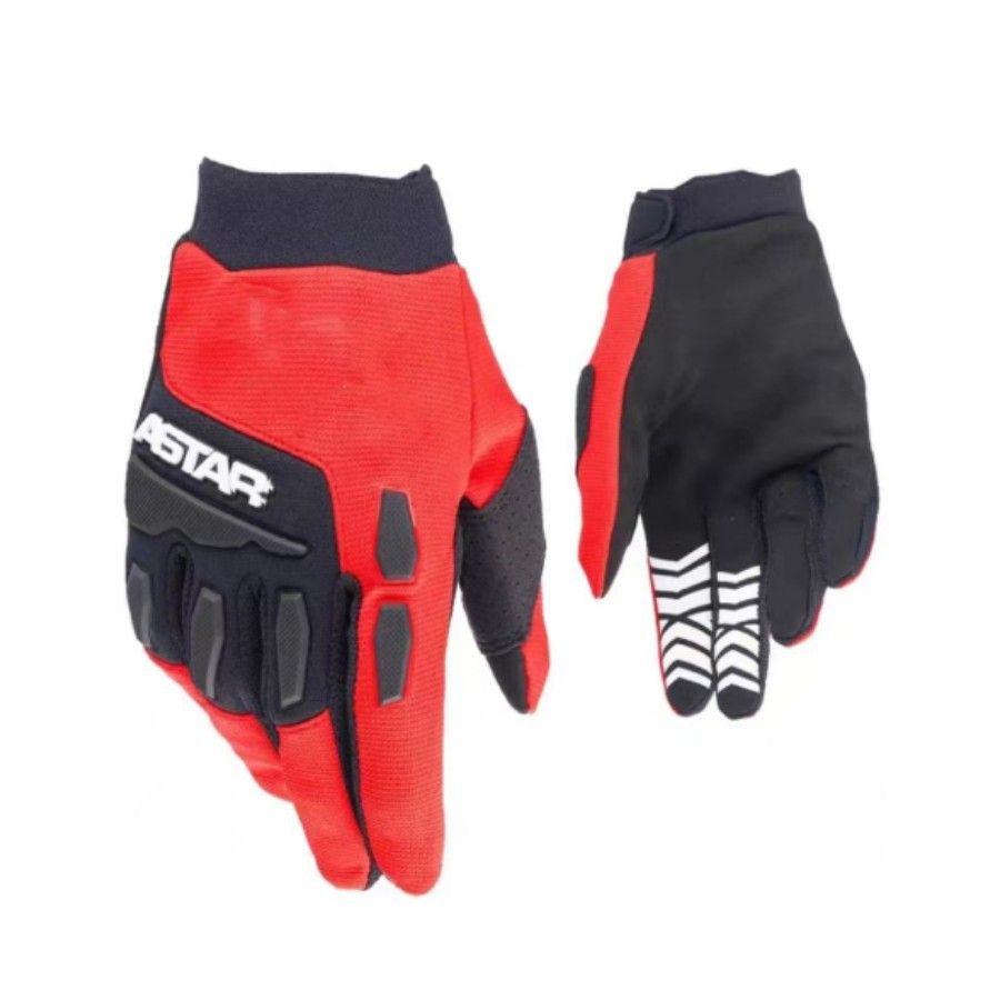 Lohas Fox Bicycle Gloves Nylon Long Finger A red XL