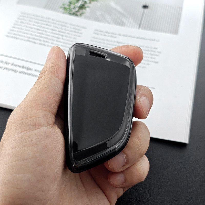 Tpu Key Cover For Bmw 3 Series 2020-2026 Transparent Type a - transparent view 2