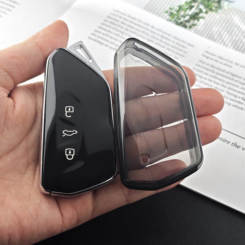 Volkswagen Tayron L Key Cover TPU Transparent 2025-2026 Type d - transparent — image 1