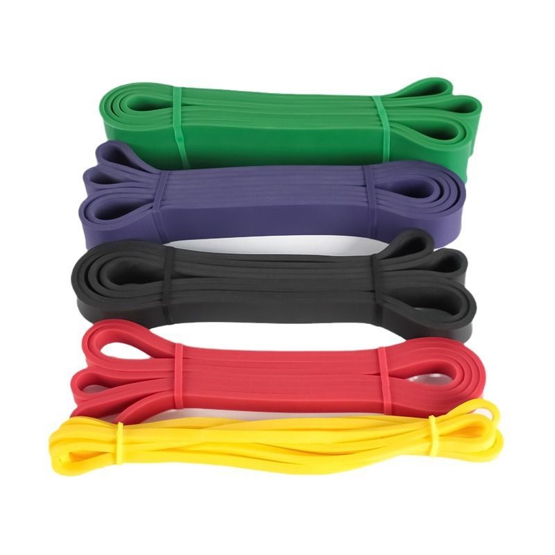 TPE Resistance Band Yoga Fitness Strength Training Purple view 2