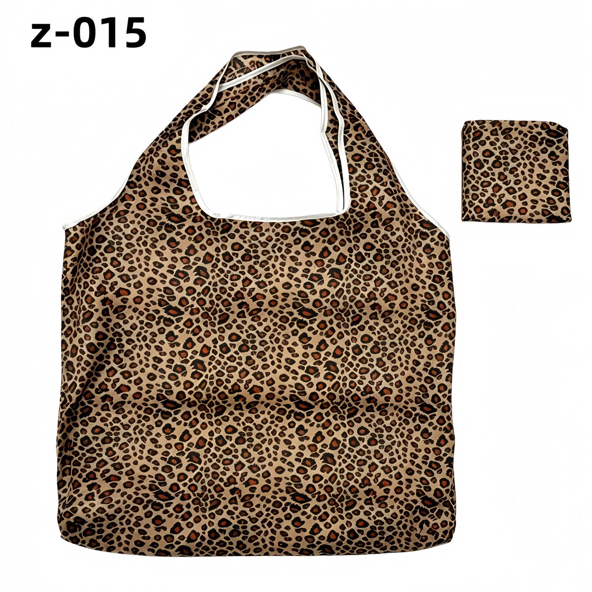 Large Floral Polyester Foldable Shopping Bag Z-015