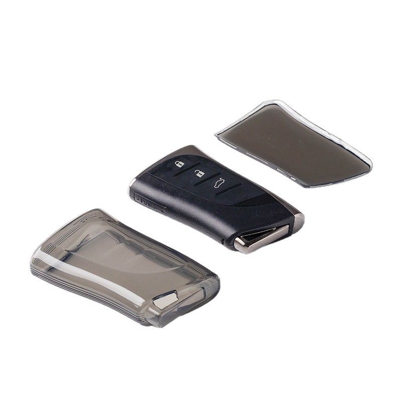 TPU Lexus Key Cover for ES200 NX200 RX350 Type a - transparent black [single view 3