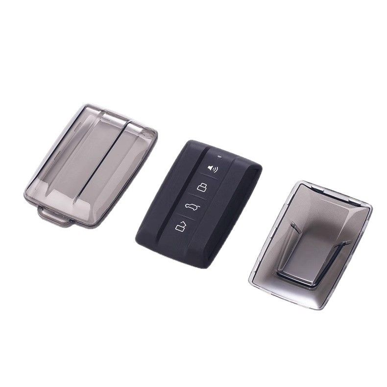 TPU Key Cover for Tank 300 400 500 Hi4T 2024 Type c - transparent black view 3