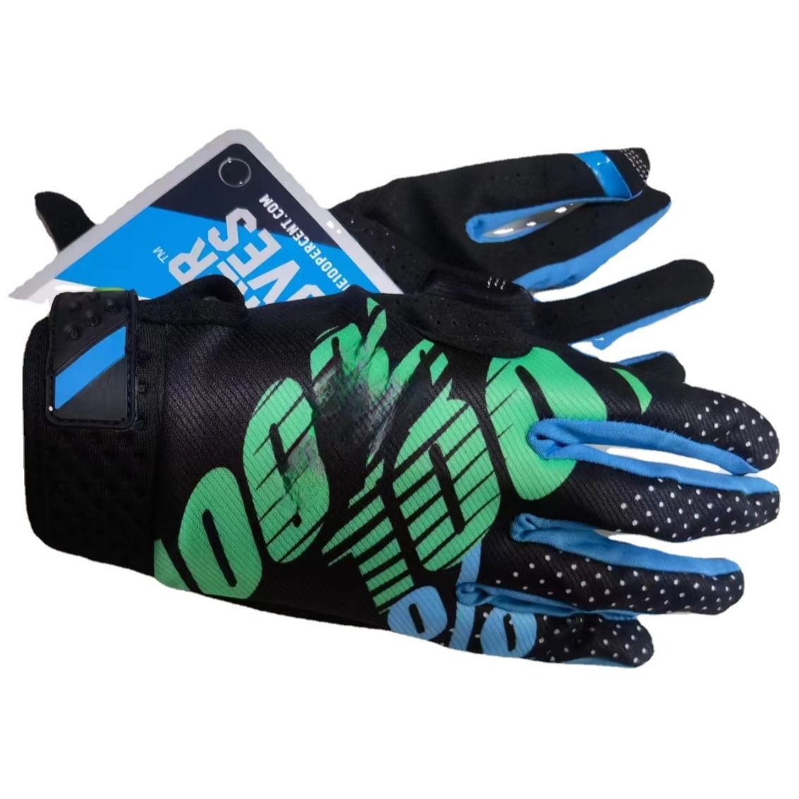 LOHAS FOX Cycling Gloves Nylon Wear Resistant Long. Yellow view 5
