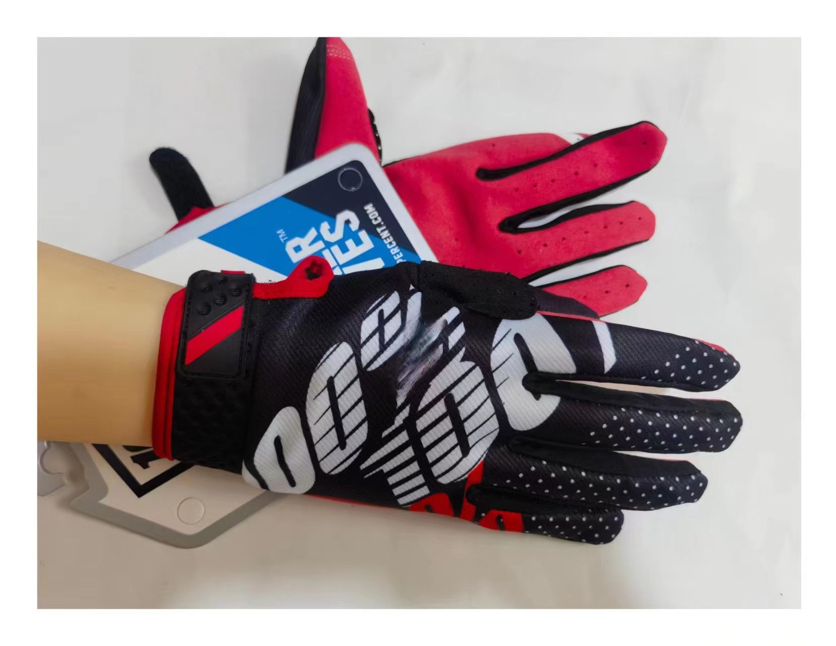 LOHAS FOX Cycling Gloves Nylon Wear Resistant Long. Black XL