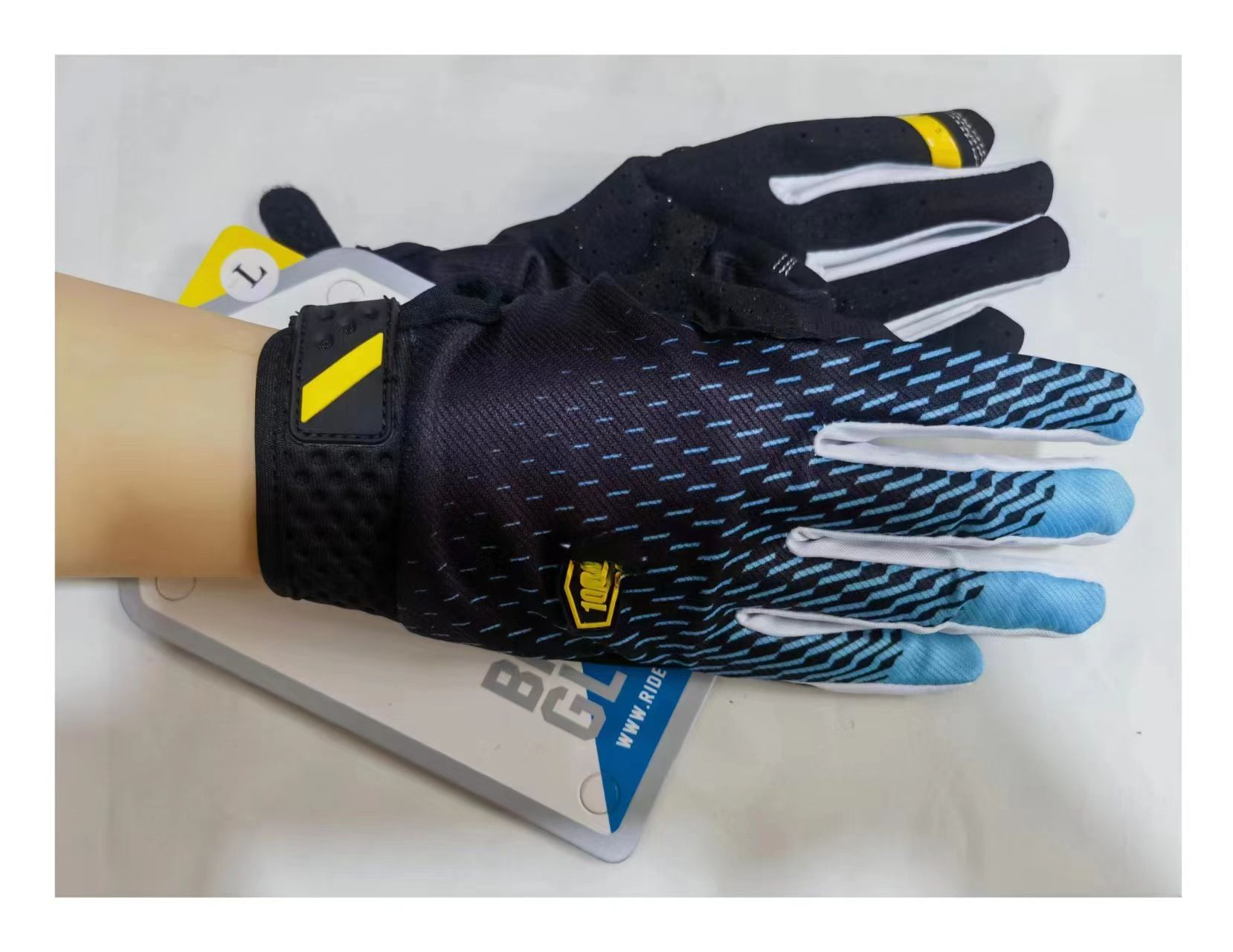 LOHAS FOX Cycling Gloves Nylon Wear Resistant Long. Dark green XL