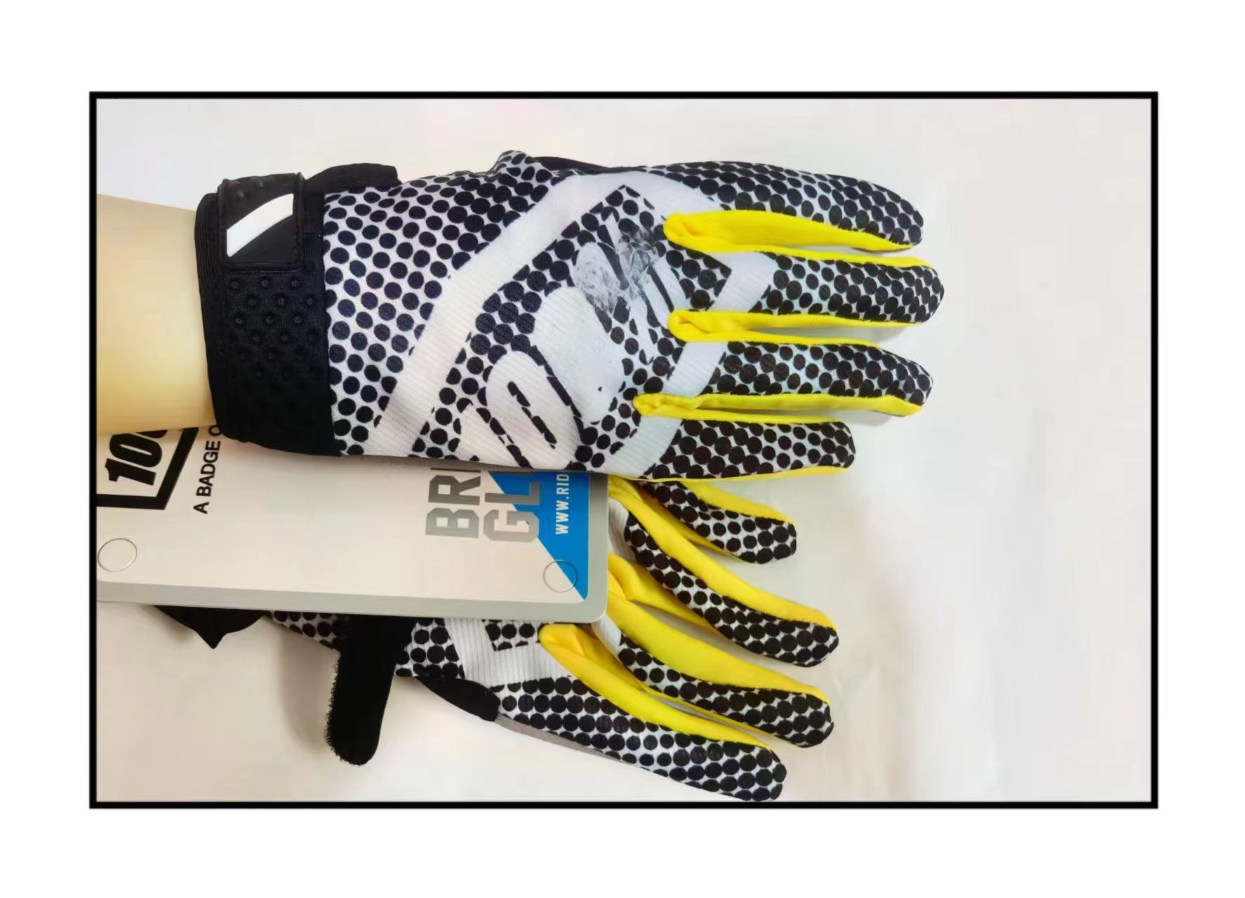 LOHAS FOX Cycling Gloves Nylon Wear Resistant Long. Small grid