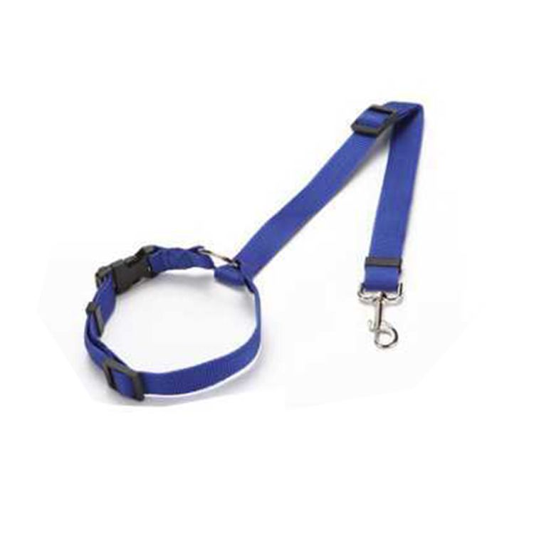 Li hang Pet Car Seat Belt Dog Harness Safety Rope Blue — image 1