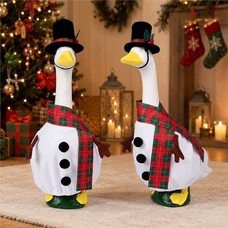 Wpet Porch Goose Costume Snowman Winter Hat Scarf. Snowman style One size fits view 2