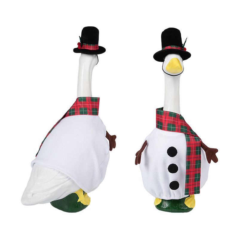 Wpet Porch Goose Costume Snowman Winter Hat Scarf. Snowman style One size fits view 6