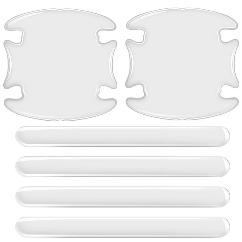 Ning z Car Door Handle Anti Scratch Sticker Transparent Door bowl/4 pieces Geely view 3