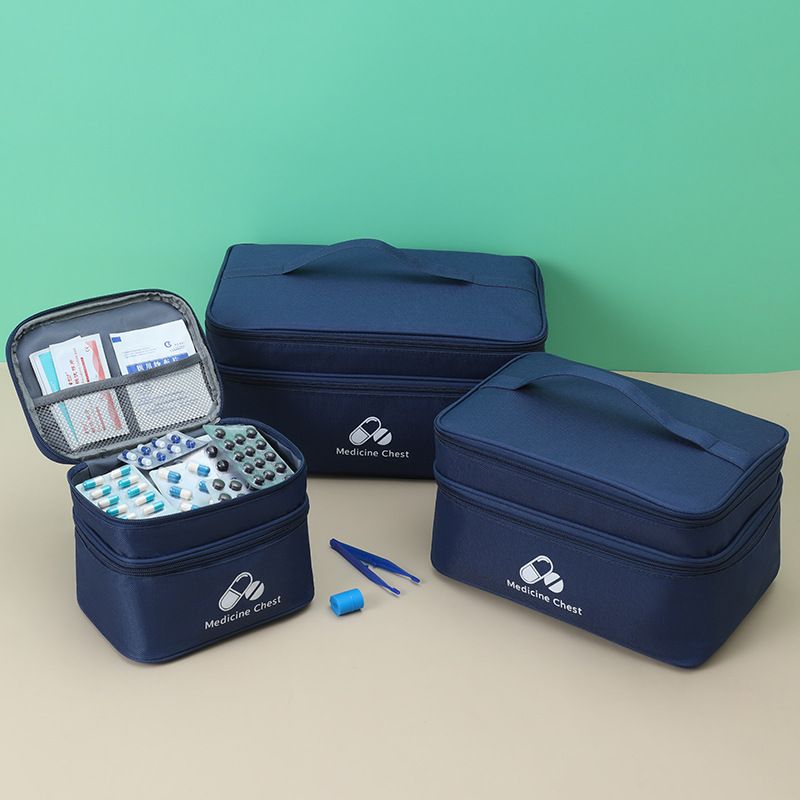 Double Layer Medical Bag Oxford Fabric Travel Storage view 2