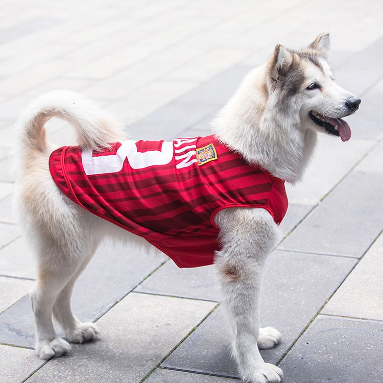 Pet Vest Dog Cat Soccer Jersey Polyester Yellow 10 Brazil 5xl (chest 88cm view 4