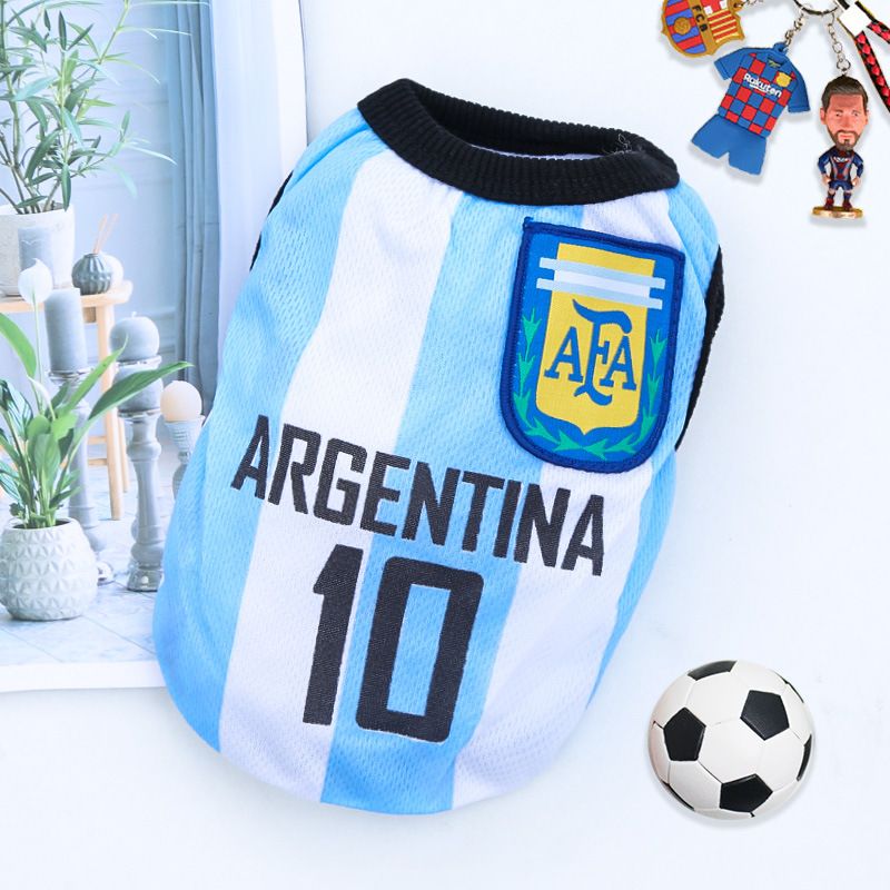 Pet Vest Polyester Soccer Basketball Style Other Yellow 10 Brazil 4xl (chest 80cm view 6
