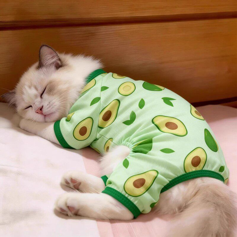 Cat Clothes Amoor Four Legged Polyester Avocado [four-legged clothing] M