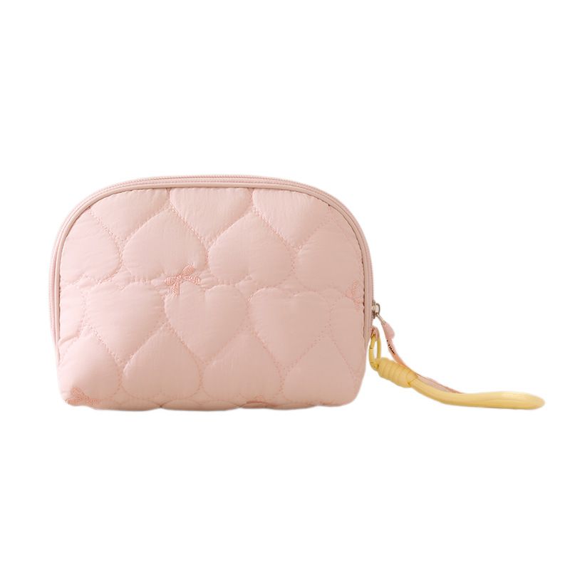 Nylon Semi Circle Makeup Bag Travel Toiletry Organizer view 5