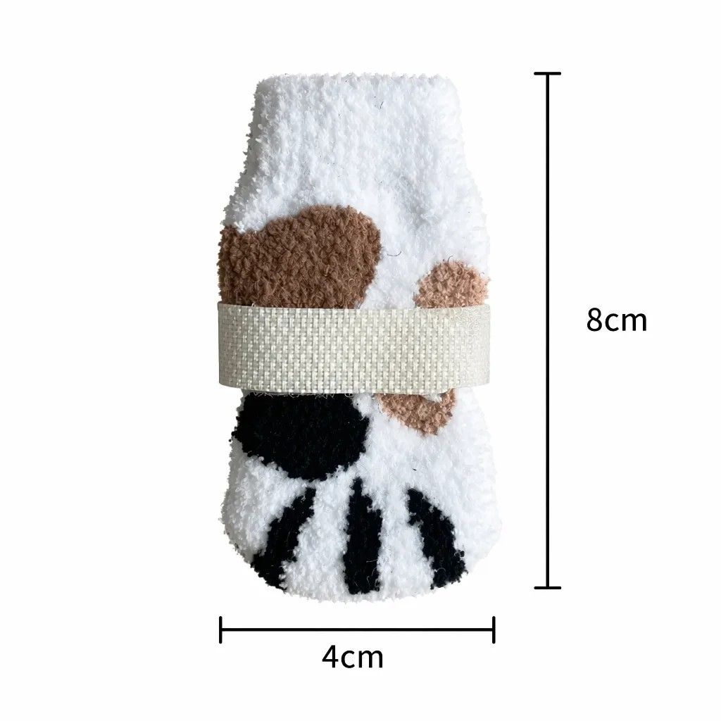 Dog Socks Non Slip Puppy Paw Protection 4 Pack view 2