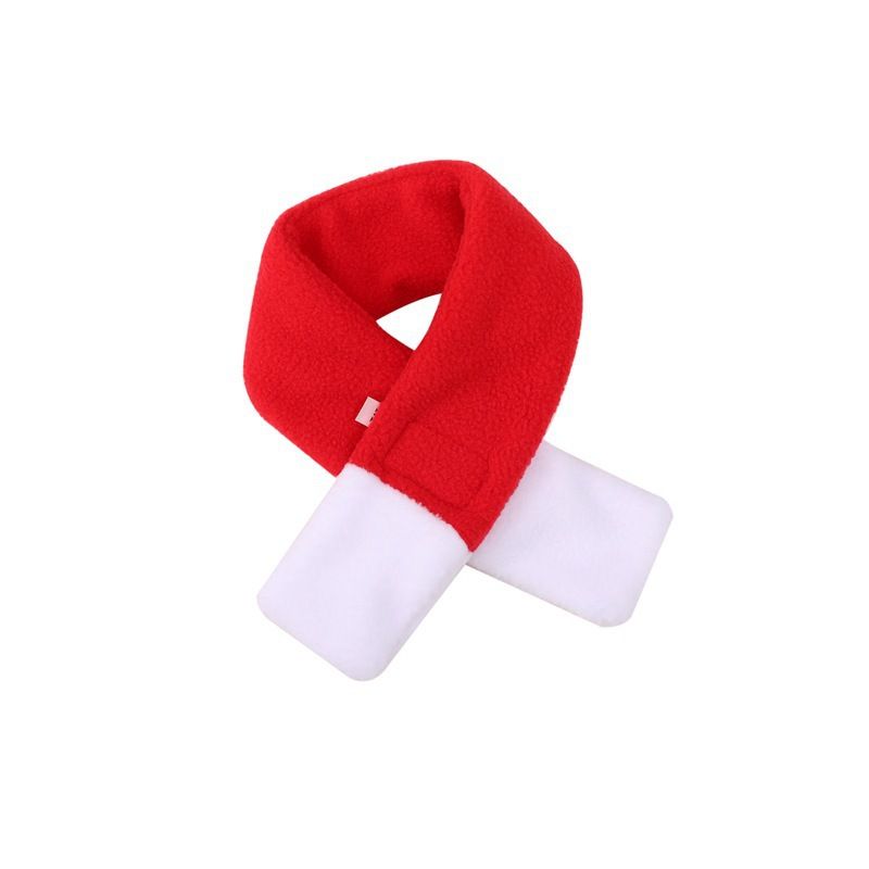AMOOR Pet Christmas Cape Small Dog Holiday Wear Christmas Scarf [Velcro] Pet