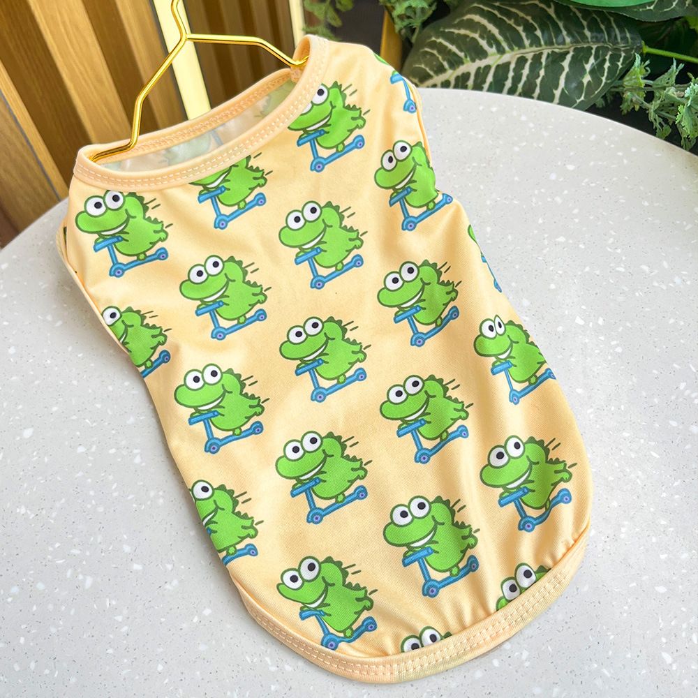 Pet Jersey Spain Dog Cat Vest 039Q Green Crocodile Vest 6XL (Chest 98cm — image 1