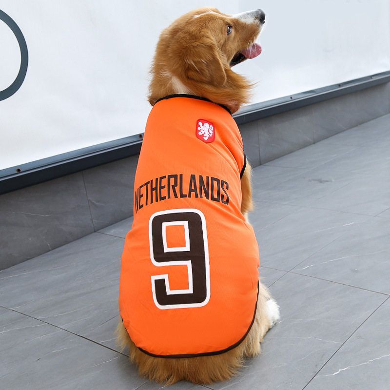 Dog Cat Summer Soccer Jersey Vest 039Q Green Crocodile Vest 3XL (Chest 75cm view 2