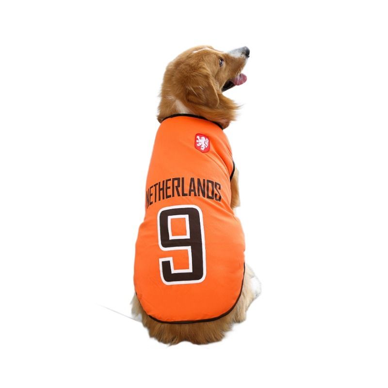 Dog Cat Summer Soccer Jersey Vest 039Q Teddy Bear Vest 4XL (Chest 80cm view 6