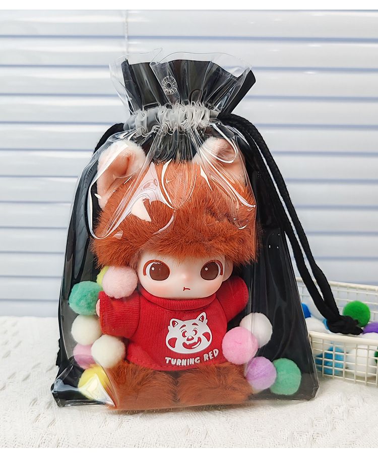PVC Doll Storage Bag Clear Travel Organizer