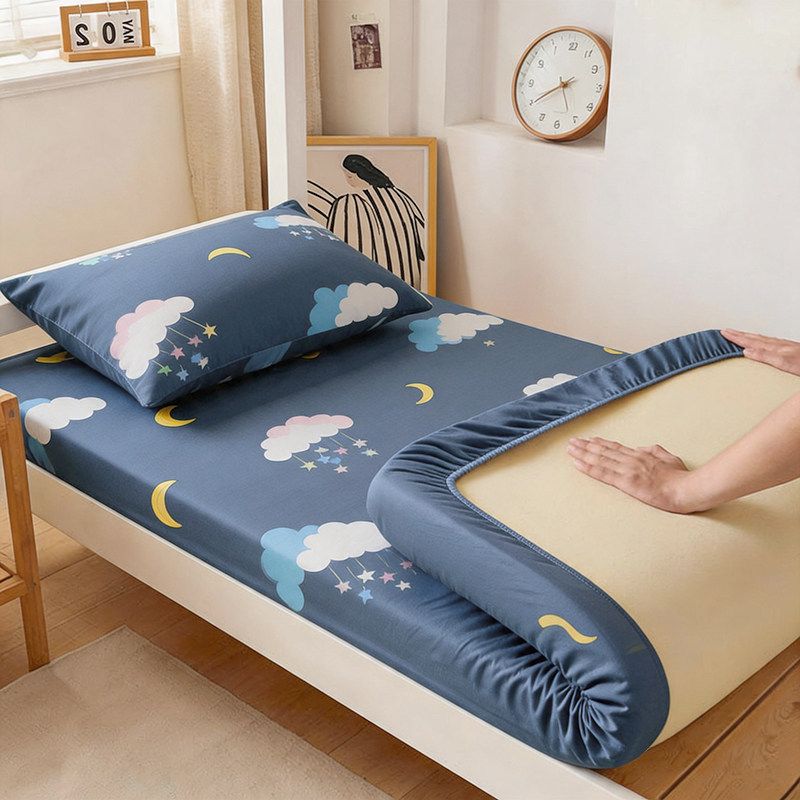 Furfit Bed Sheet Fitted Student Dorm 90x190cm Polyester view 2
