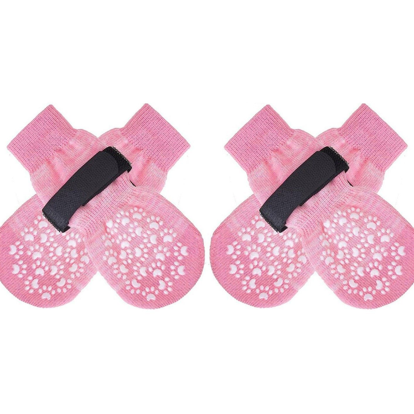 Dog Socks Breathable Anti Slip 4 Pack Cotton view 5