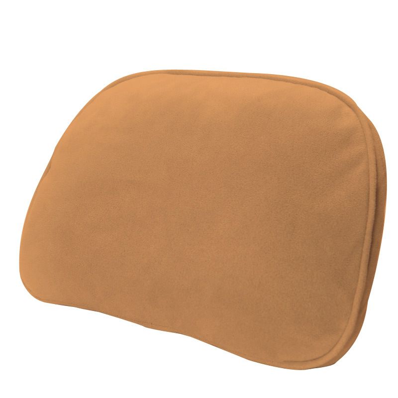 Car Headrest Cushion Memory Foam Pure Cotton Cognac brown headrest — image 1