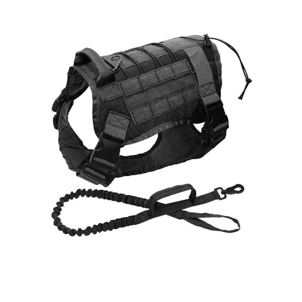 Dog Tactical Vest Polyester Military Style XXL view 6