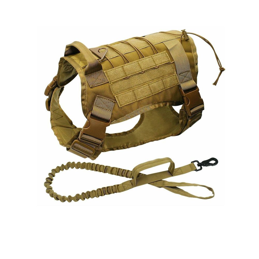 Dog Tactical Vest Polyester Military Style XXL — image 1