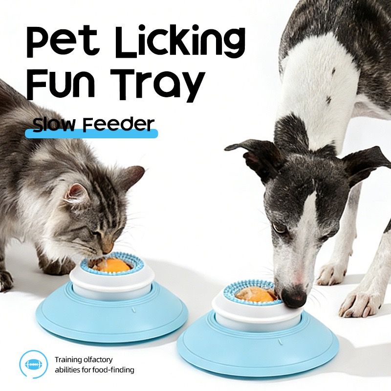 Interactive Cat and Dog Slow Feeder Lick Mat with Suction Cup view 3